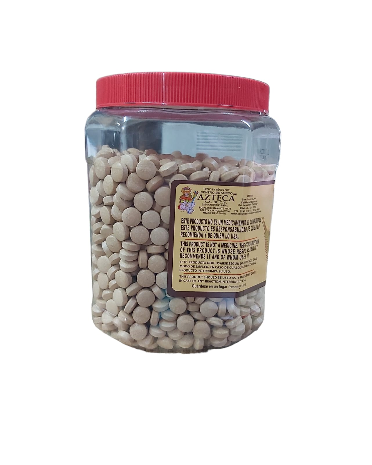 Foto 4 pulgar | Levadura de Cerveza 1 Kg Tabletas 500 mg C/U