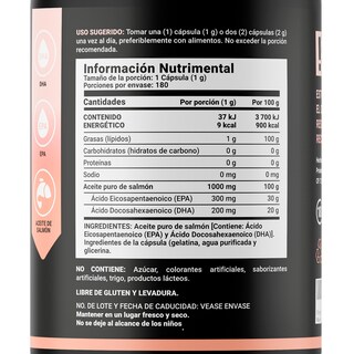 Foto 2 | Suplemento Alimenticio B Life Omega 3 Salmon Oil 180 Cápsulas