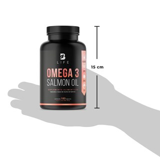 Foto 7 | Suplemento Alimenticio B Life Omega 3 Salmon Oil 180 Cápsulas