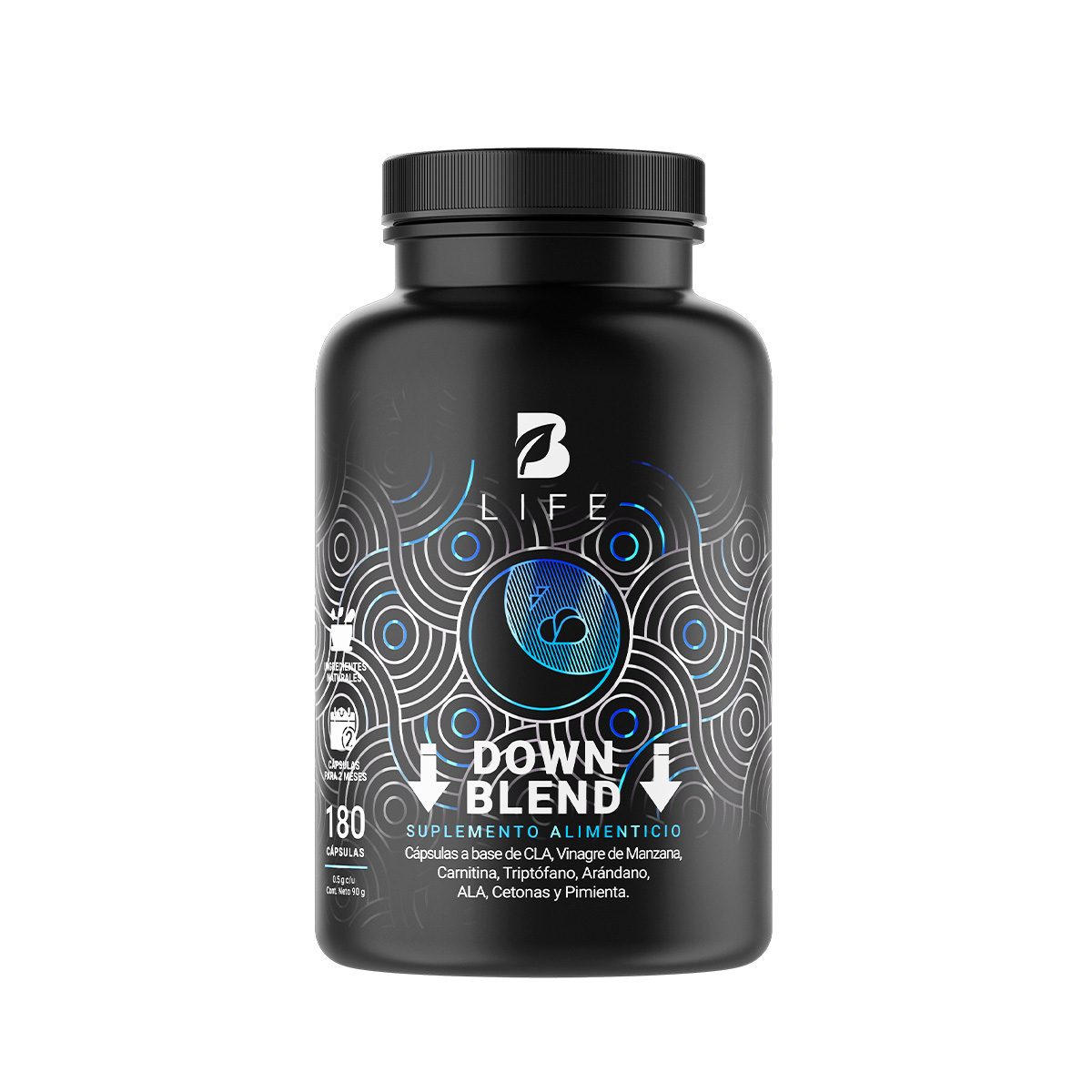 Foto 1 | Down Blend de 180 Cápsulas Ingredientes Naturales Down Blend B Life