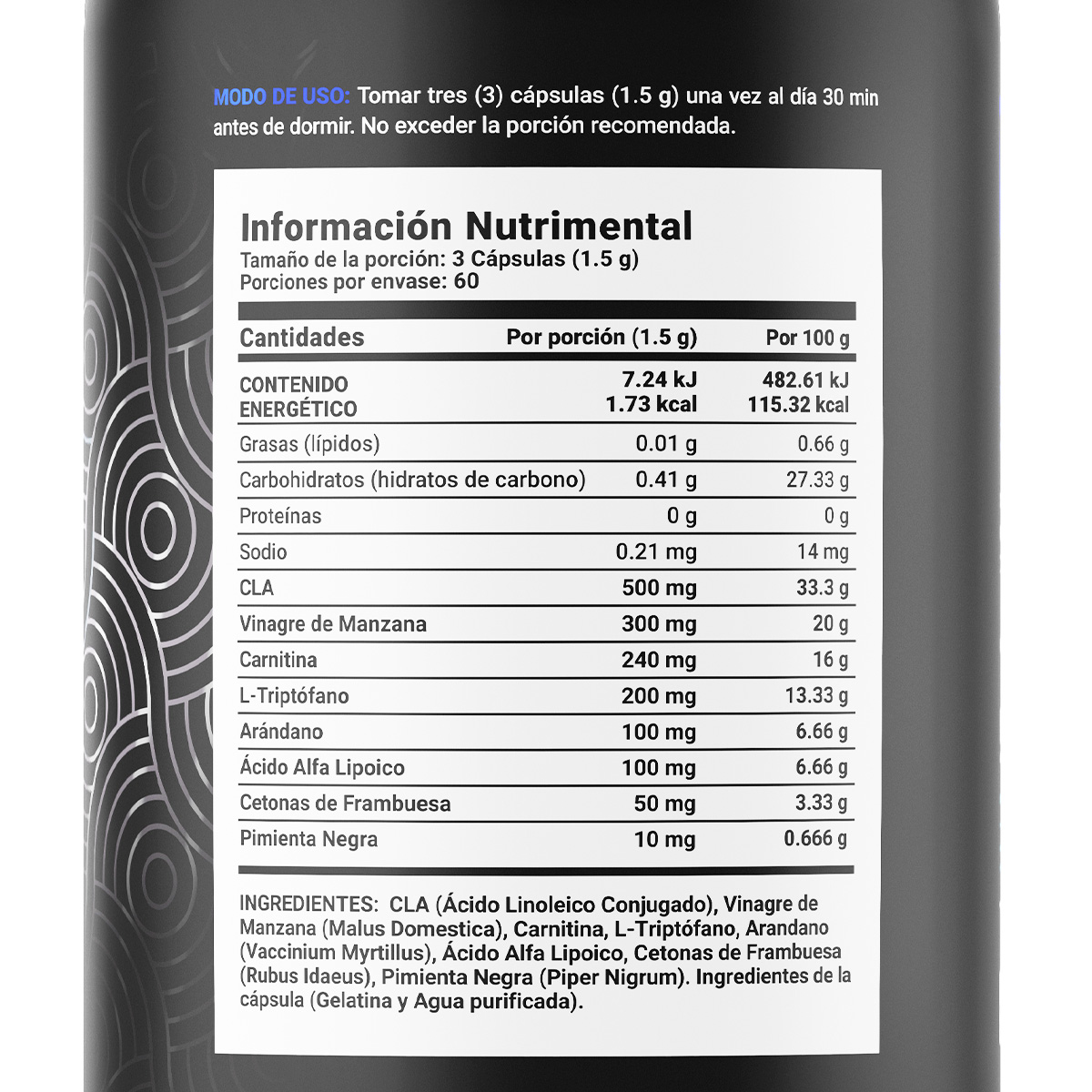 Foto 2 | Down Blend de 180 Cápsulas Ingredientes Naturales Down Blend B Life