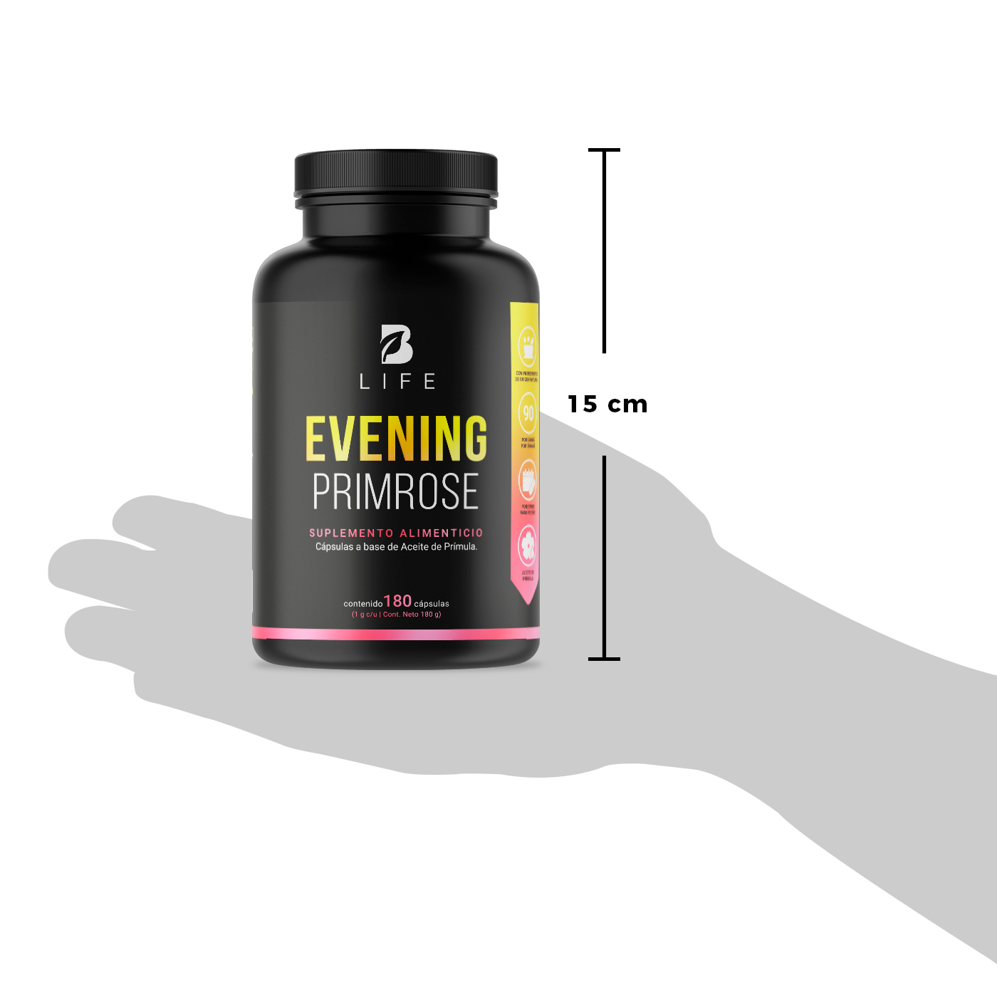 Foto 7 | Suplemento Alimenticio B Life Evening Primrose 180 Cápsulas