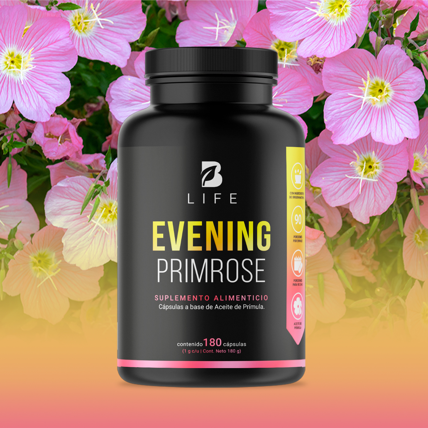Foto 8 | Suplemento Alimenticio B Life Evening Primrose 180 Cápsulas