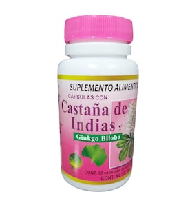 Foto 1 | Castañas De India CBA con 50 capsulas de 400 mg c/u