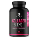 Colágeno Hidrolizado de 180 Cápsulas Ingredientes Naturales Collagen Blend B Life