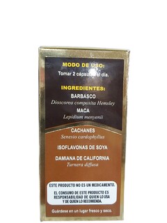 Foto 2 | Barbasco Cba Con 50 Capsulas De 400 Mg C/u