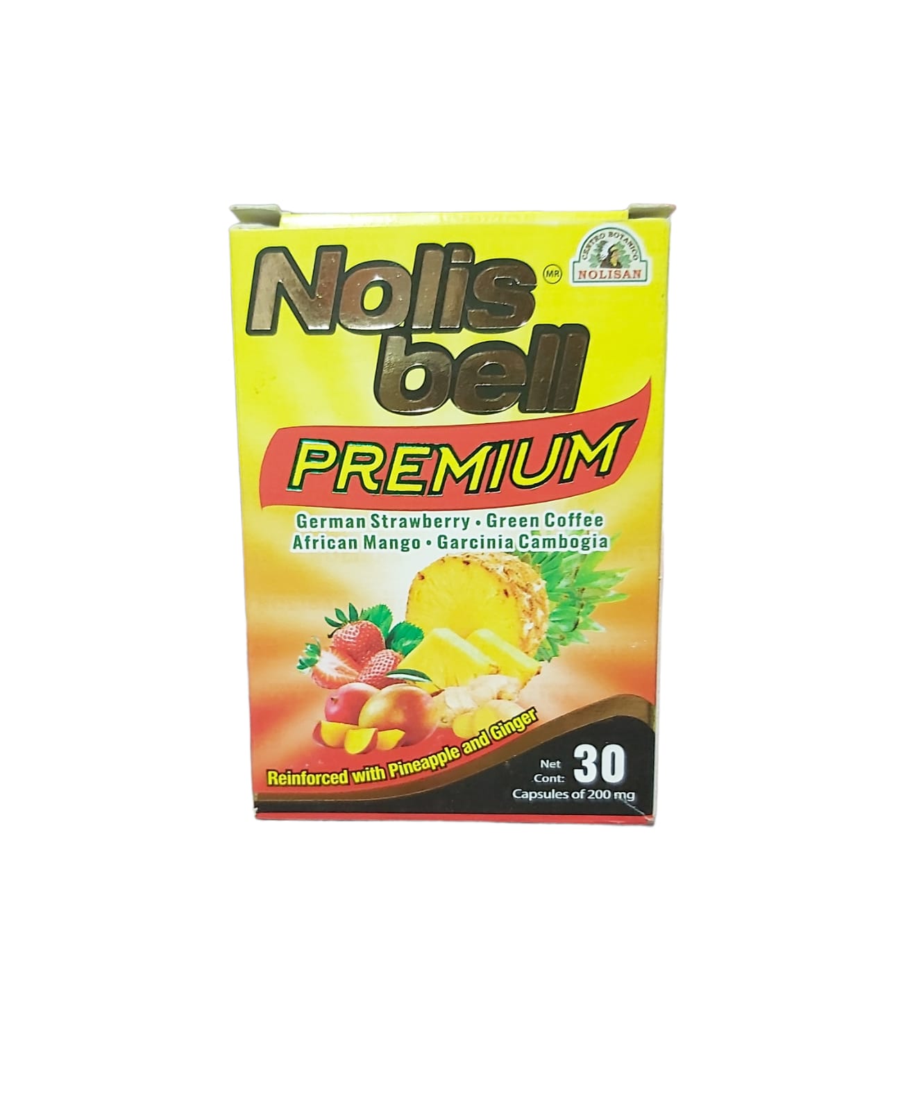 Suplemento Alimenticio Nolissan Nolisbell Prémium con 30 Capsulas de 200 mg c/u