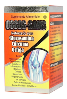 Foto 1 | Suplemento Alimenticio Ossos-Sans para Dolor Reumas Cartílago Ortiga con 30 Tabletas