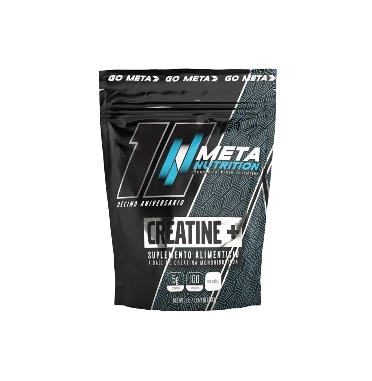 Foto 2 pulgar | Suplemento en Polvo Meta Nutrition Creatine + Creatina en Sachet de 500g