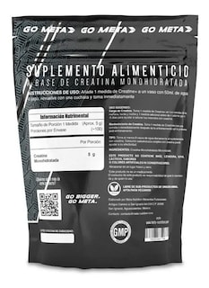 Foto 2 | Suplemento en Polvo Meta Nutrition Creatine + Creatina en Sachet de 500g