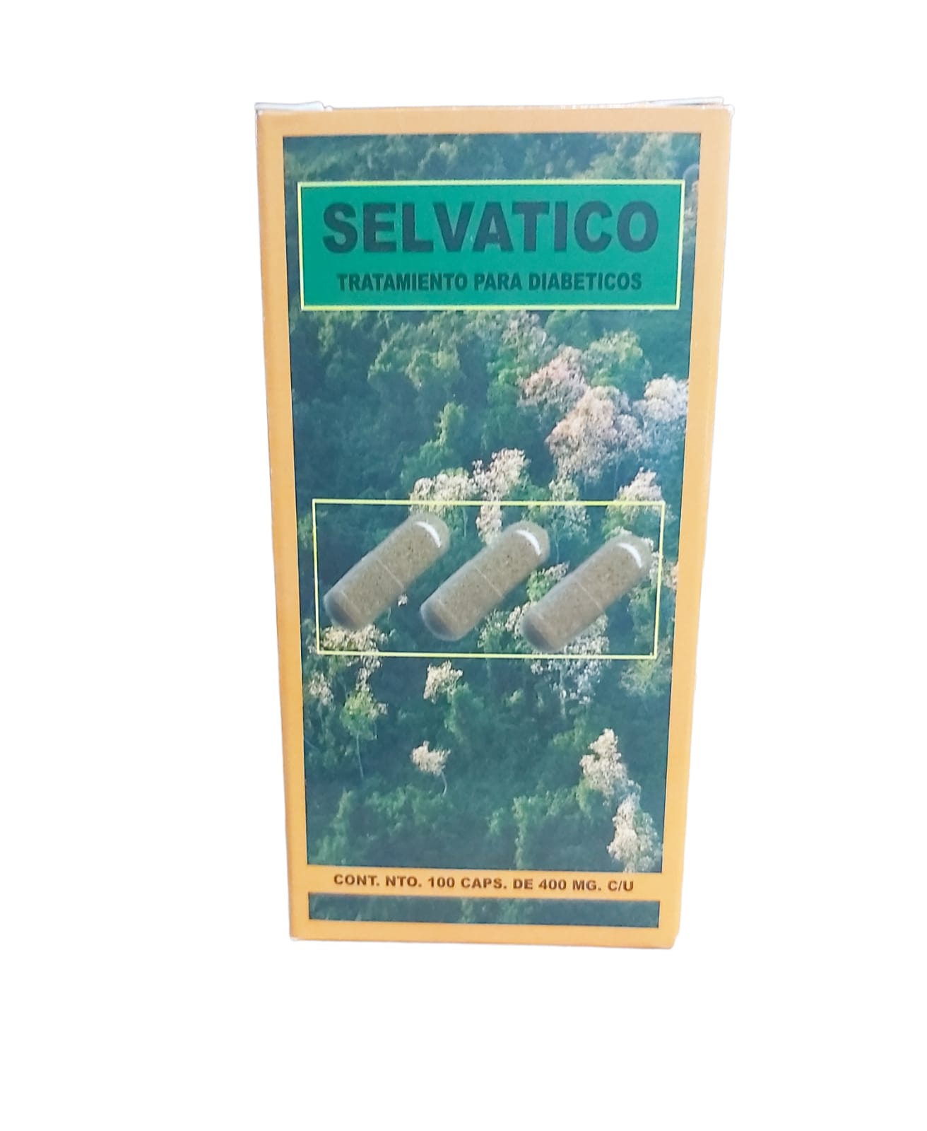 Foto 1 | Cba con 100 Capsulas Selvatico de 400 Mg C/u