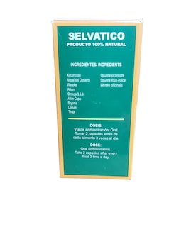 Foto 2 | Cba con 100 Capsulas Selvatico de 400 Mg C/u