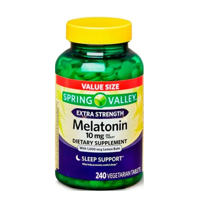 Suplemento Diurético Spring Valley Melatonina 240 Tabletas