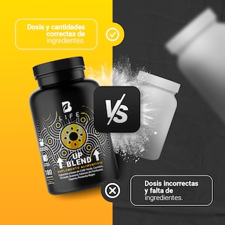 Foto 5 | Up Blend de 180 Cápsulas Ingredientes Naturales Up Blend B Life