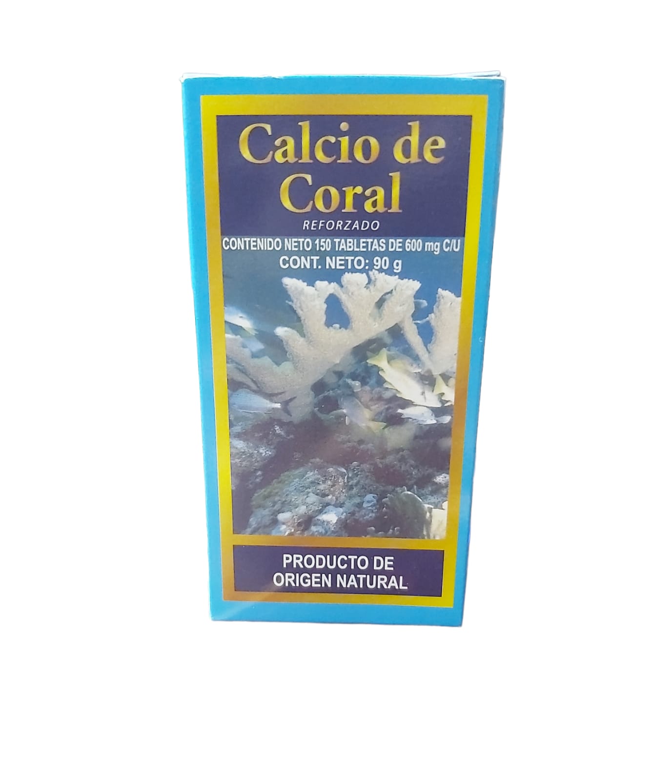 Foto 2 pulgar | Calcio Centro Botánico Azteca De Coral 150 Tabs 600 Mg C/U
