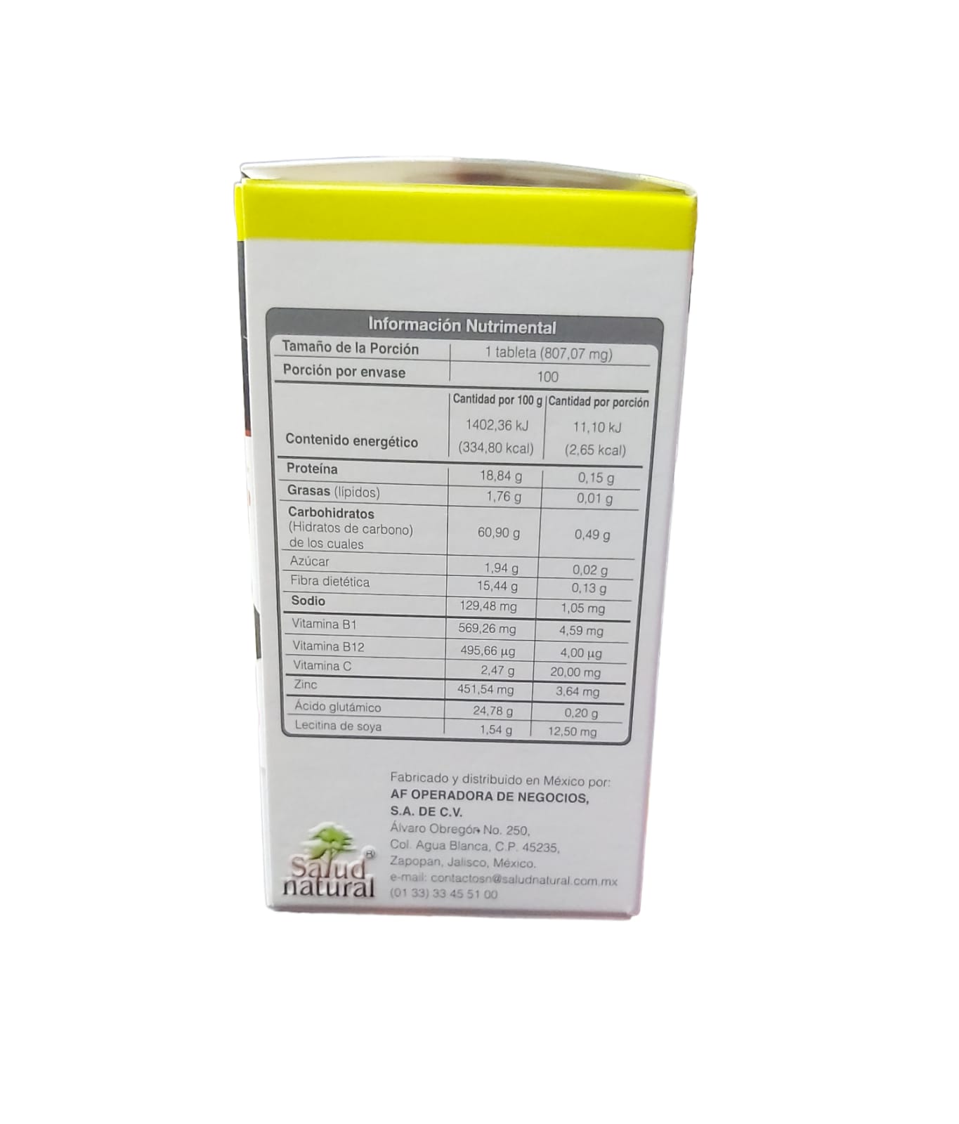 Foto 2 | Actikroll Salud Natural 100 Tabletas con 807 Mg