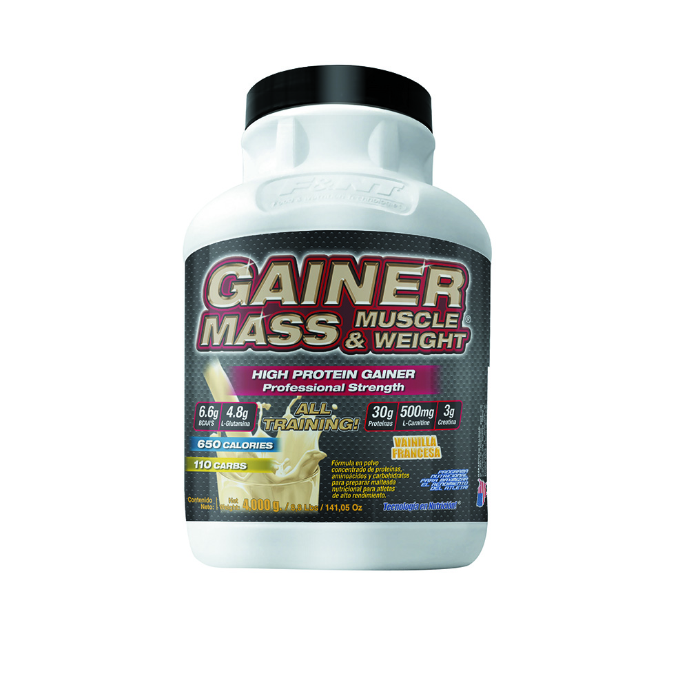 Gainer 4,000gr Sabor Vainilla Francesa