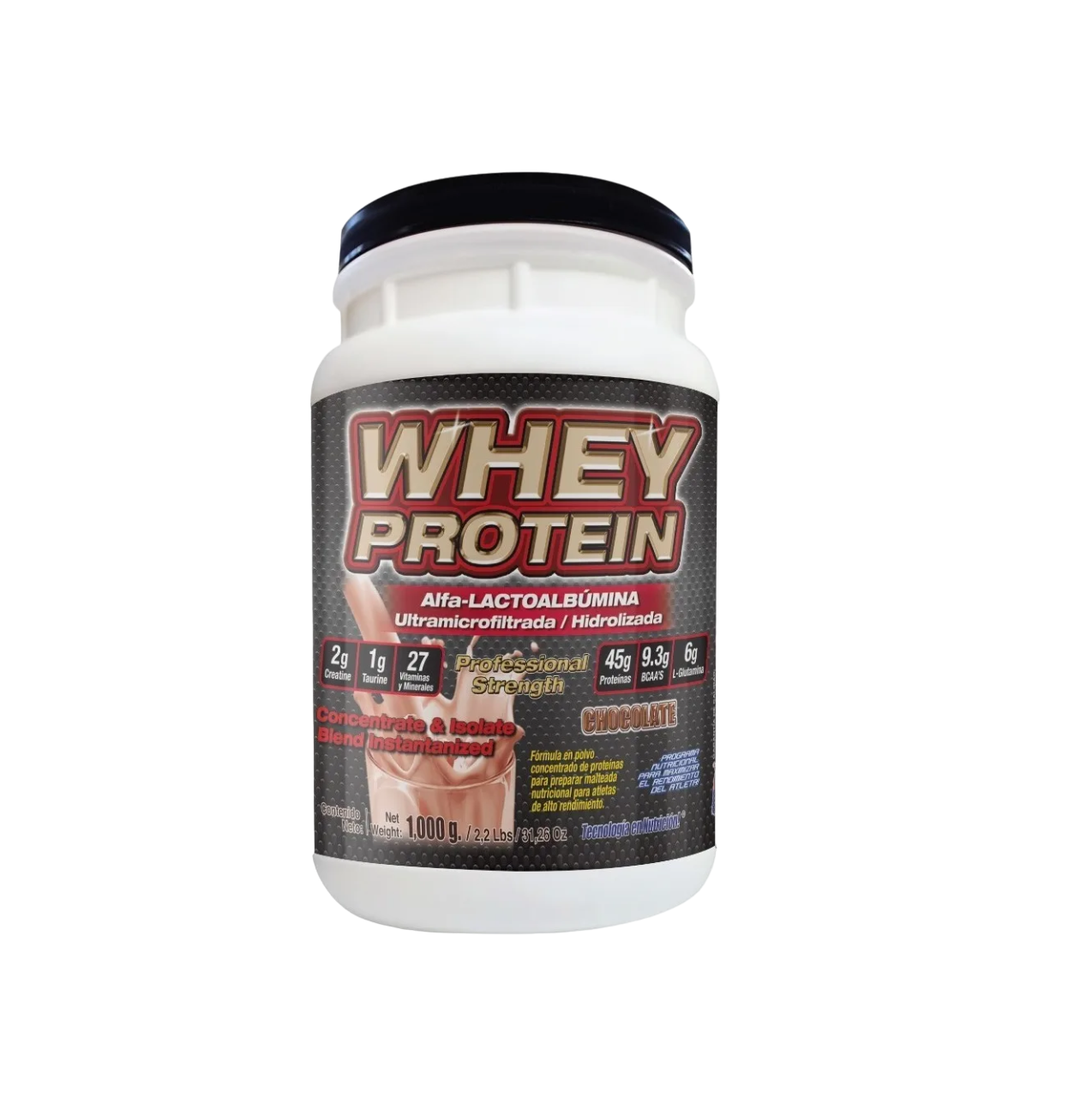 Foto 2 pulgar | Suplemento en Polvo Whey Protein 1000 Gr Proteína Sabor Chocolate