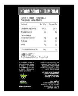 Foto 3 | Suplemento en Polvo Birdman Monohidratada 450 g