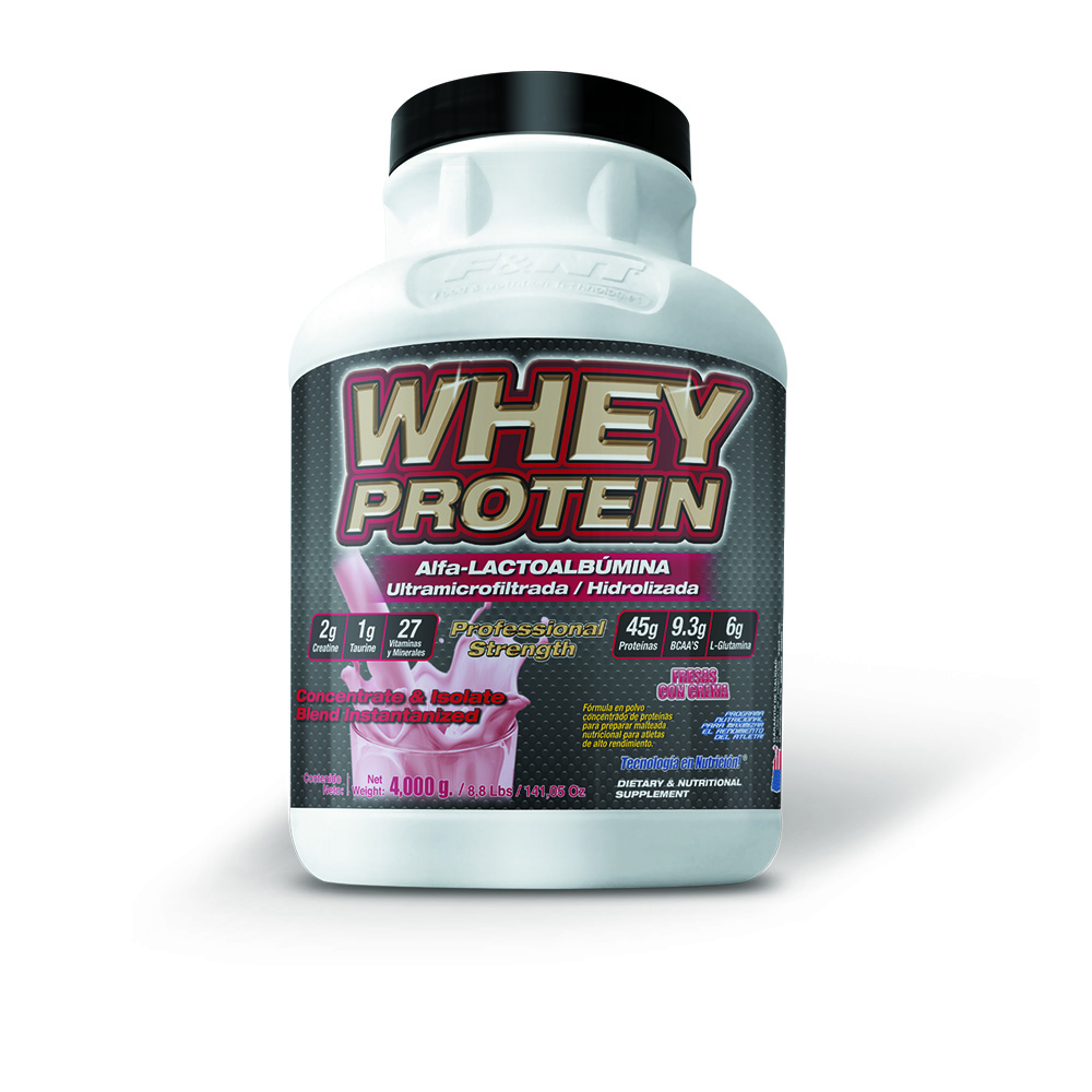 Foto 2 pulgar | Whey Protein 4,000 Gr Sabor Fresas Con Crema