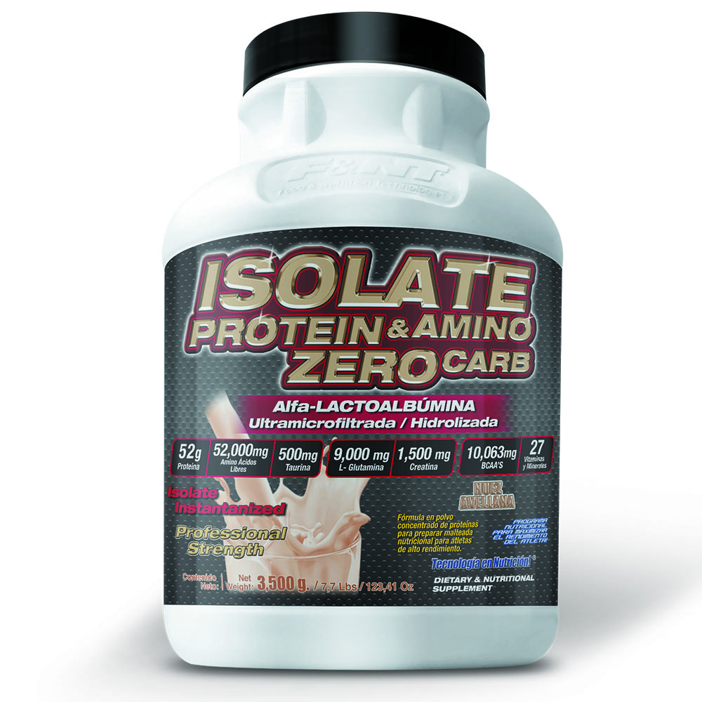Foto 2 pulgar | Proteína Isolate 3,500 Sabor Nuez/Avellana