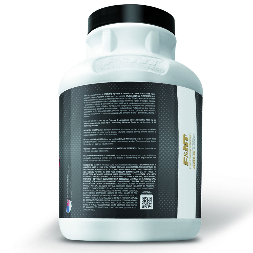 Foto 3 pulgar | Proteína Isolate 3,500 Sabor Nuez/Avellana