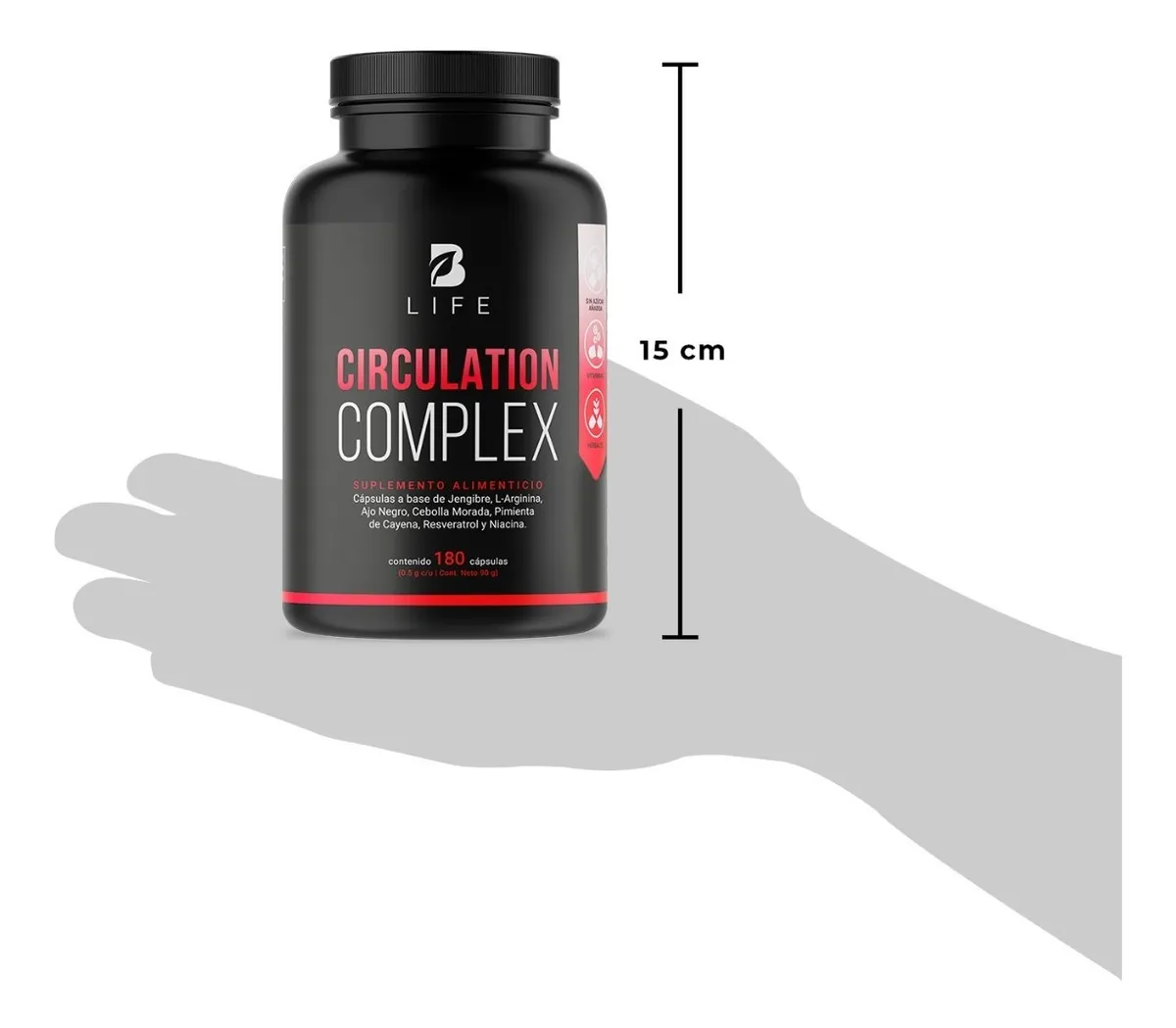 Foto 4 pulgar | Complejo para la Circulación de 180 Cápsulas B Life