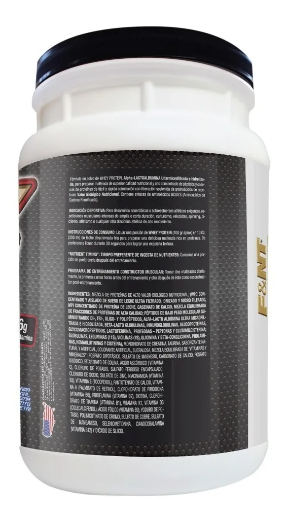 Foto 3 pulgar | Suplemento en Polvo Whey Protein 1000 Gr Proteína Sabor Nuez/Avellana