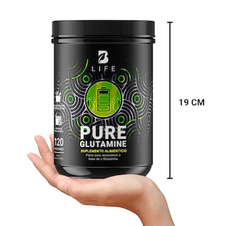 Foto 6 | Glutamina Micronizada 120 Servicios Pure Glutamine B Life
