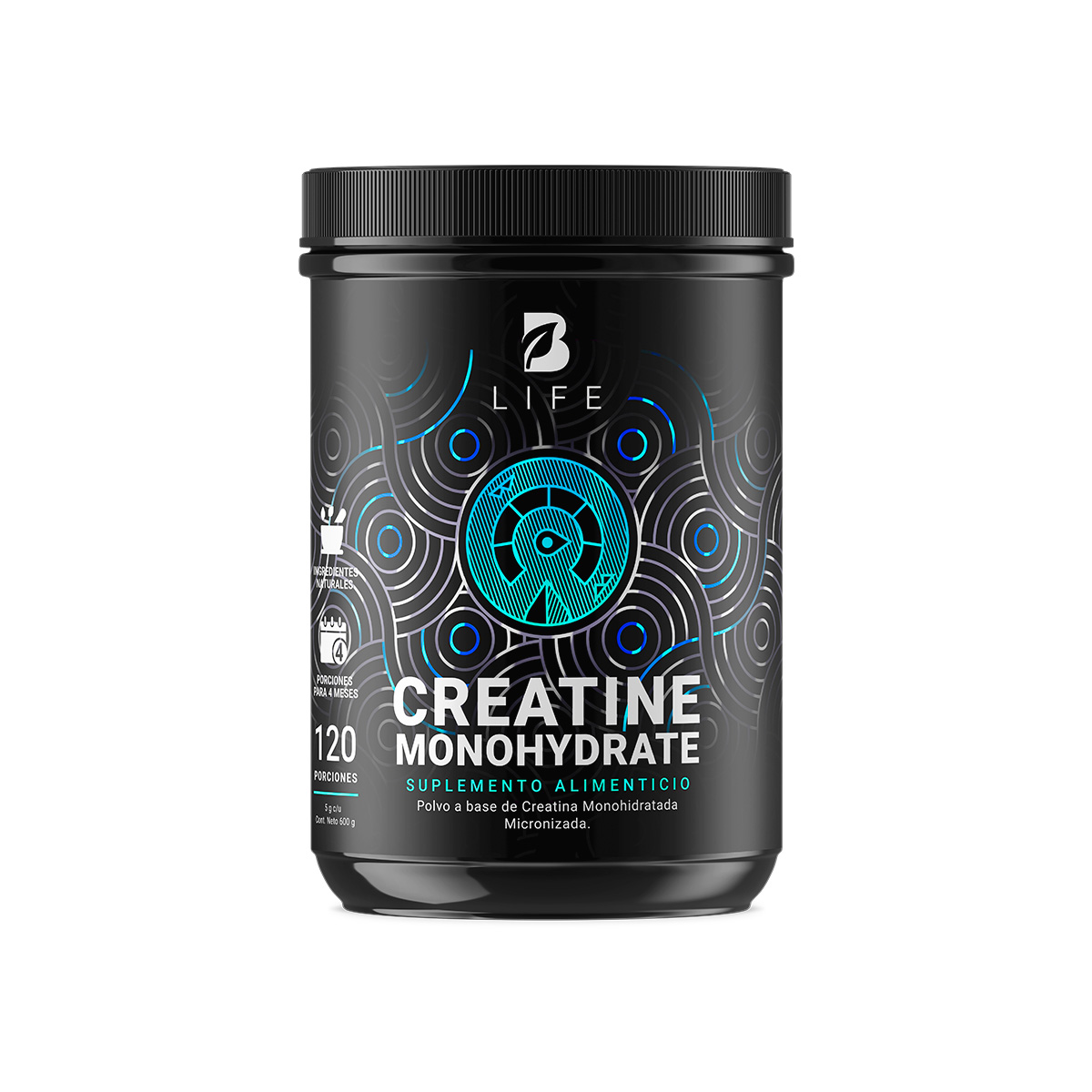 Foto 2 pulgar | Suplemento Alimenticio B Life Creatine Monohydrate 120 Porciones