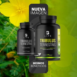 Foto 3 | Tribulus Terrestris Precursor de Testosterona 240 Cápsulas B Life