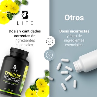 Foto 6 | Tribulus Terrestris Precursor de Testosterona 240 Cápsulas B Life