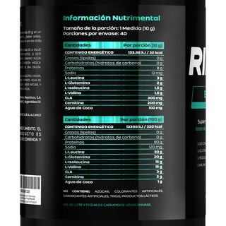 Foto 2 | Suplemento Alimenticio Aminoácidos BCAAs de 40 Servicio BCAAs 3x: Fruit Punch Get Ripped