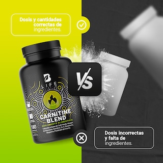 Foto 5 | Suplemento B Life Carnitina con Café Verde Vinagre de Manzana CLA y Picolinato de Cromo 180 cápsulas Carnitine Blend