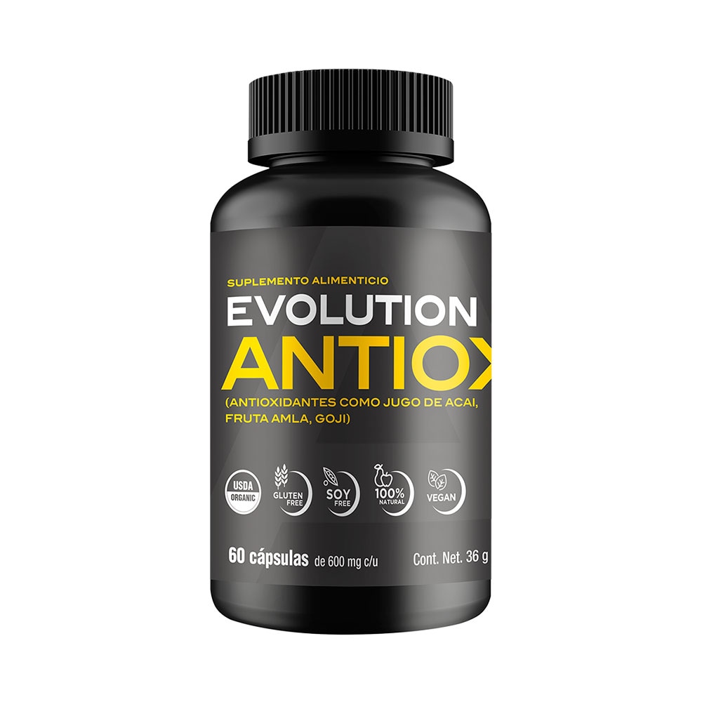 Evolution Antioxidante, Antiox Bote Natural 36 G (60 Caps) $355