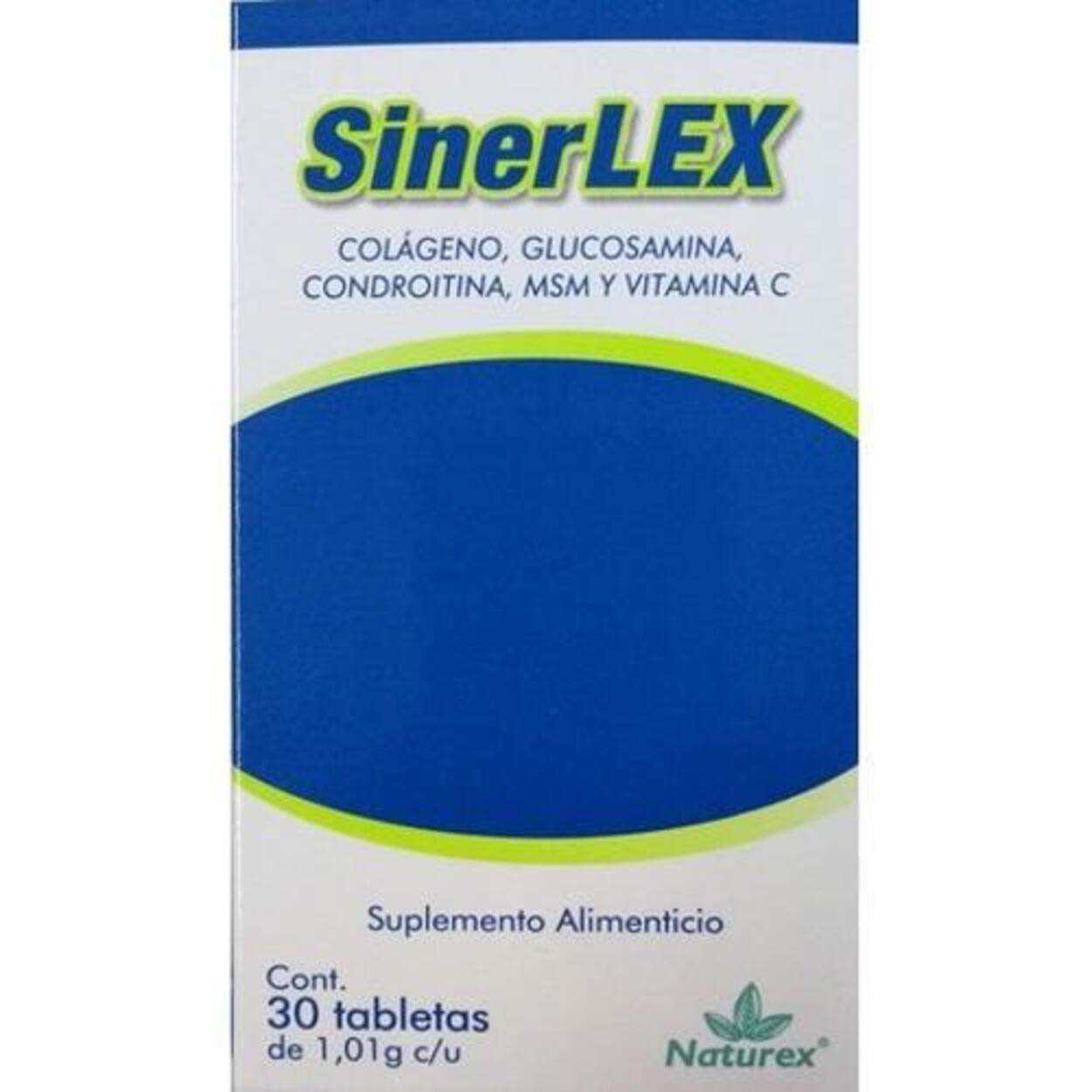 Foto 3 pulgar | Sinerlex Frasco 30 Tabs Colágeno Prevención Osteoartritis