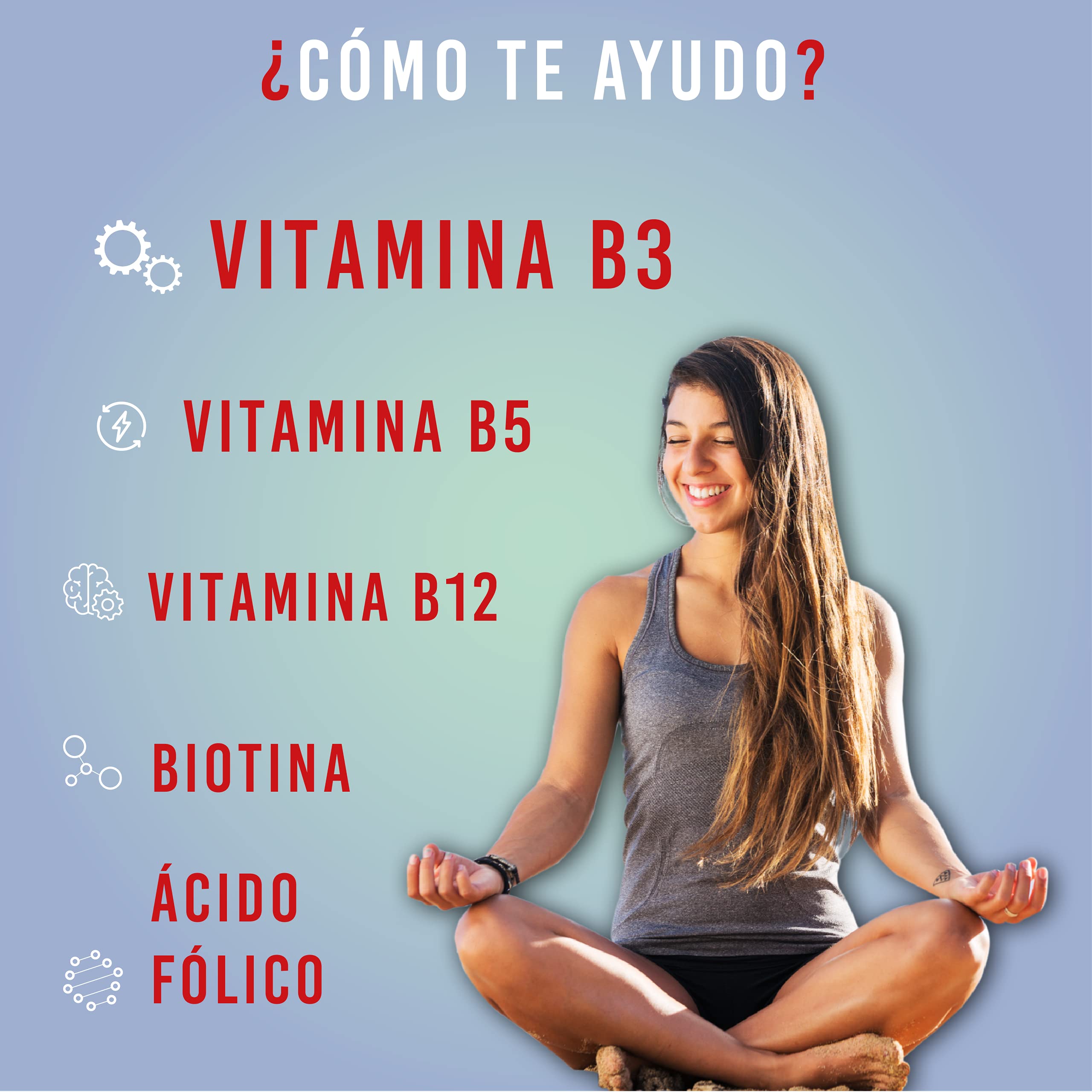 Foto 6 pulgar | Complejo B Lifeed5 Vitamina B Complex Acido Folico Suplemento Alimenticio 60 Cápsulas