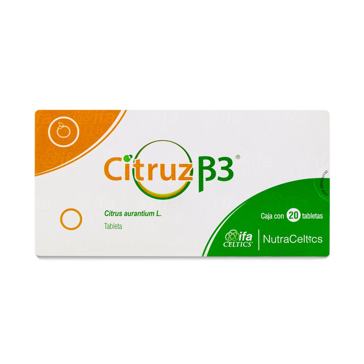 Citruz B3 Ifa Celtics Citrus Aurantium 20 Tabletas