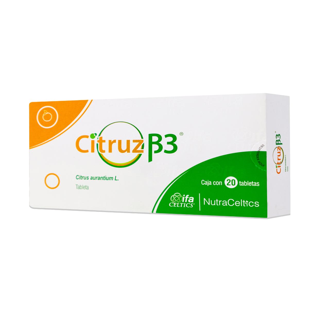 Foto 3 pulgar | Citruz B3 Ifa Celtics Citrus Aurantium 20 Tabletas
