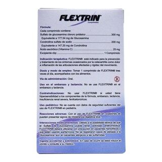 Foto 2 | Flextrin Frasco 30 Comprimidos Alivio De Articulaciones