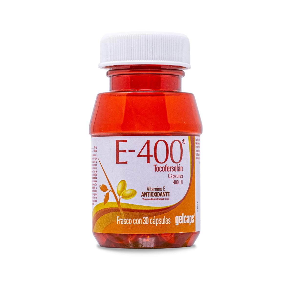 Foto 1 | Tocofersolán E400 Vitamina E y Antioxidantes 30 Caps 400 Ui Gelcaps