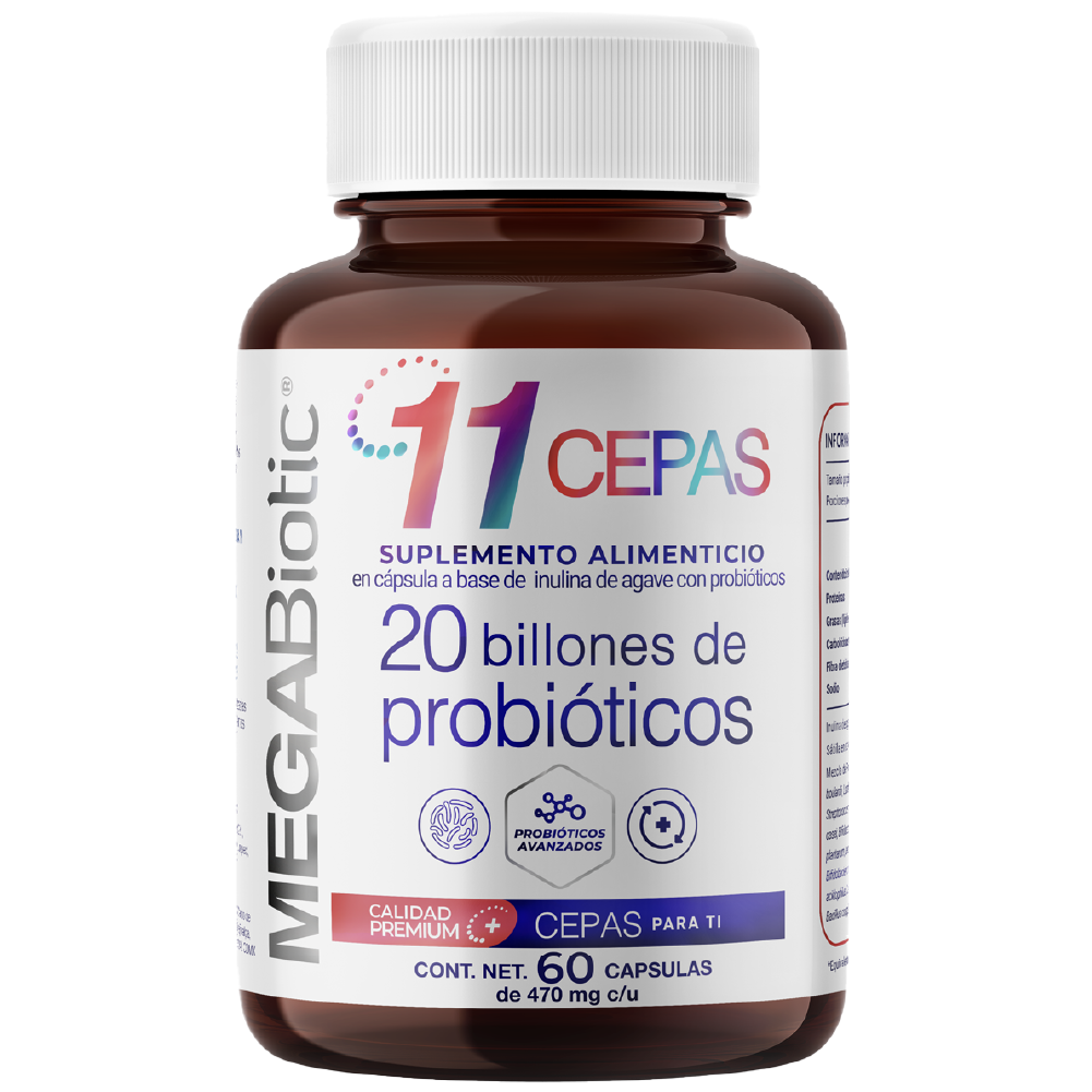 Foto 2 pulgar | Suplemento Alimenticio 20 Billones de Probióticos Megabiotic 60 Cápsulas