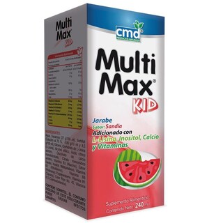 Foto 2 | Multimax Kid Multivitamínico Sabor Sandía Jarabe 240 Ml