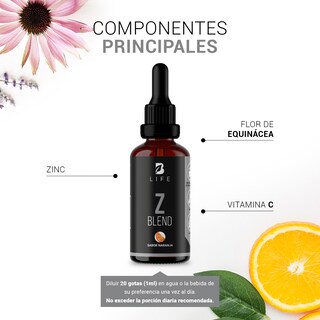 Foto 4 | Zinc Liquido de 60 Tomas con Vitamina C y Echinacea B Life