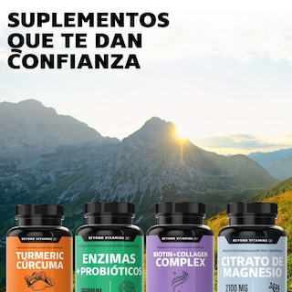 Foto 3 | Suplemento Alimenticio Beyond Vitamins Glucosamina Y Cúrcuma 60 Cápsulas