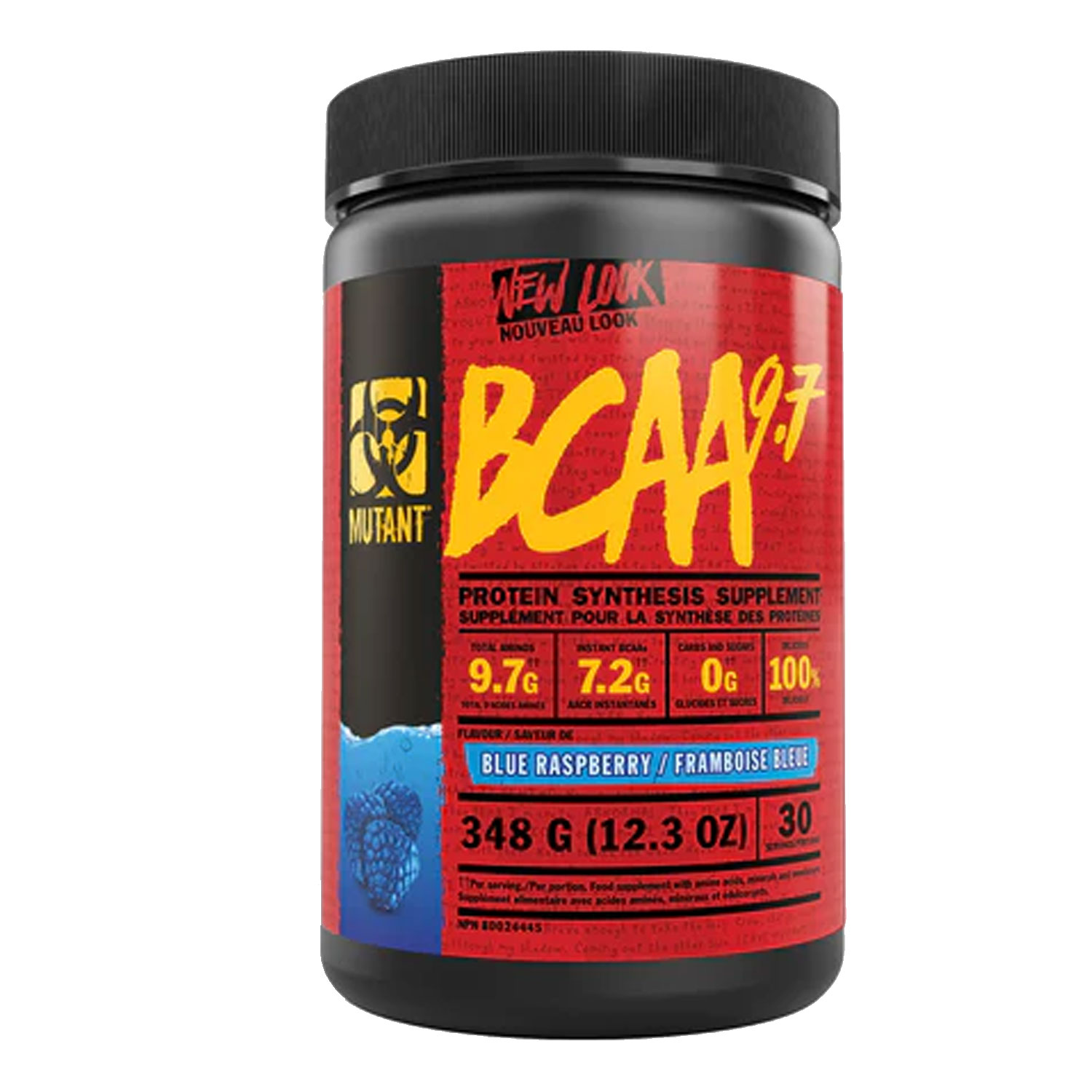 Suplemento Alimenticio BCAA Mutant Aminoacidos Recuperación Incremento Blue Raspberry