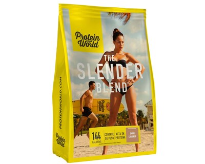 Foto 3 | Suplemento Alimenticio Protein World The Slender Blend Caramelo 1.2 Kg