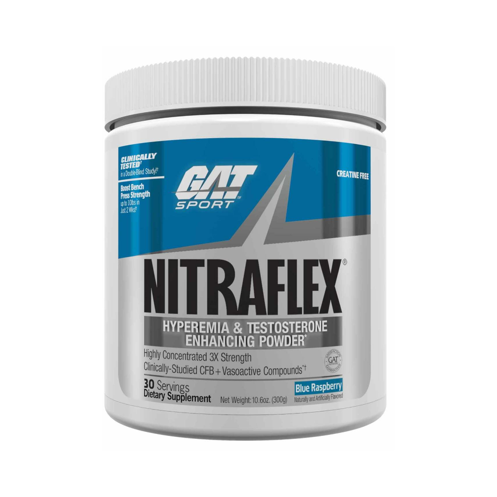 Gat Nitraflex Blue Raspberry 30 Servicios Suplemento