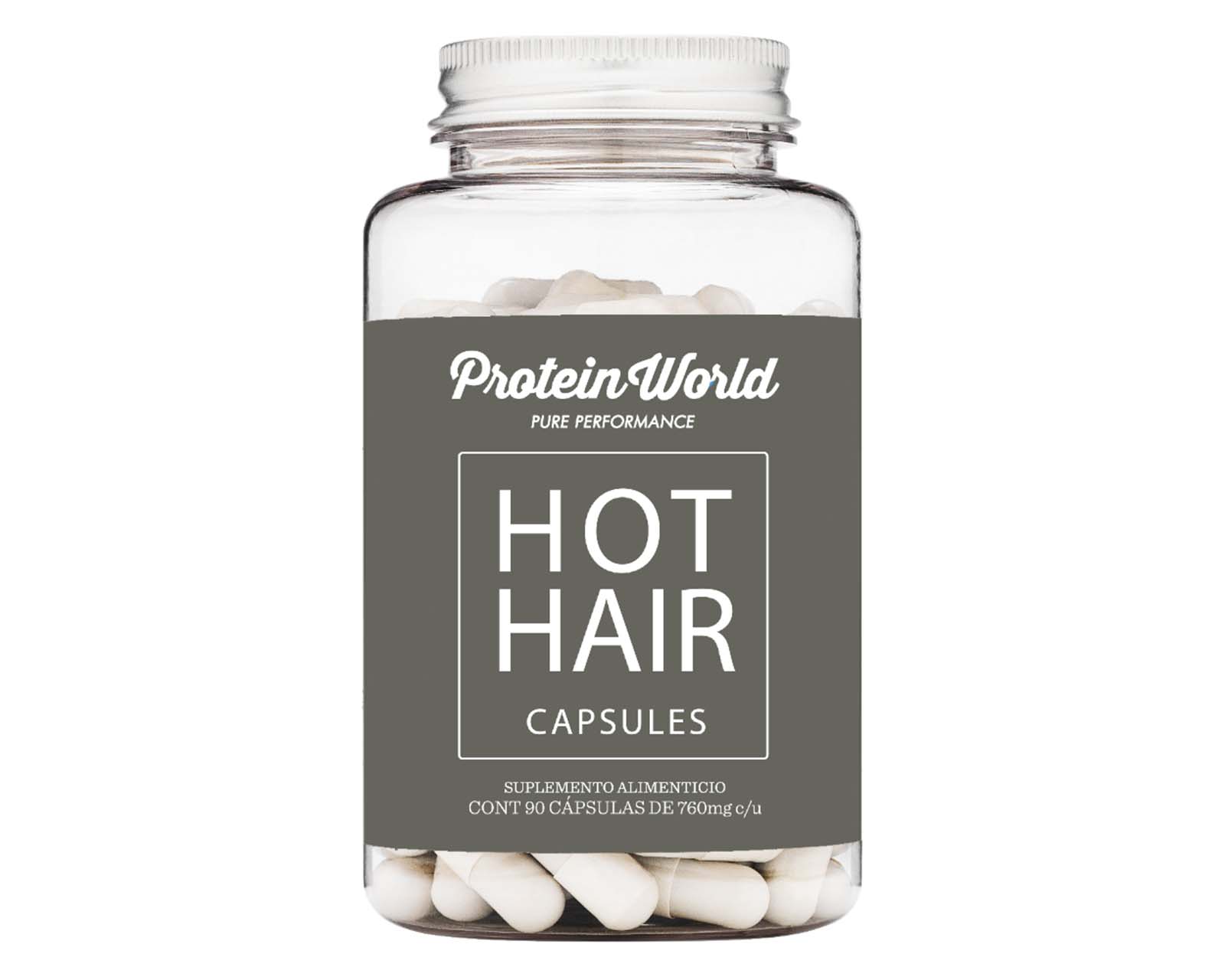 Foto 2 pulgar | Cápsulas Hot Hair Protein World 90 cap