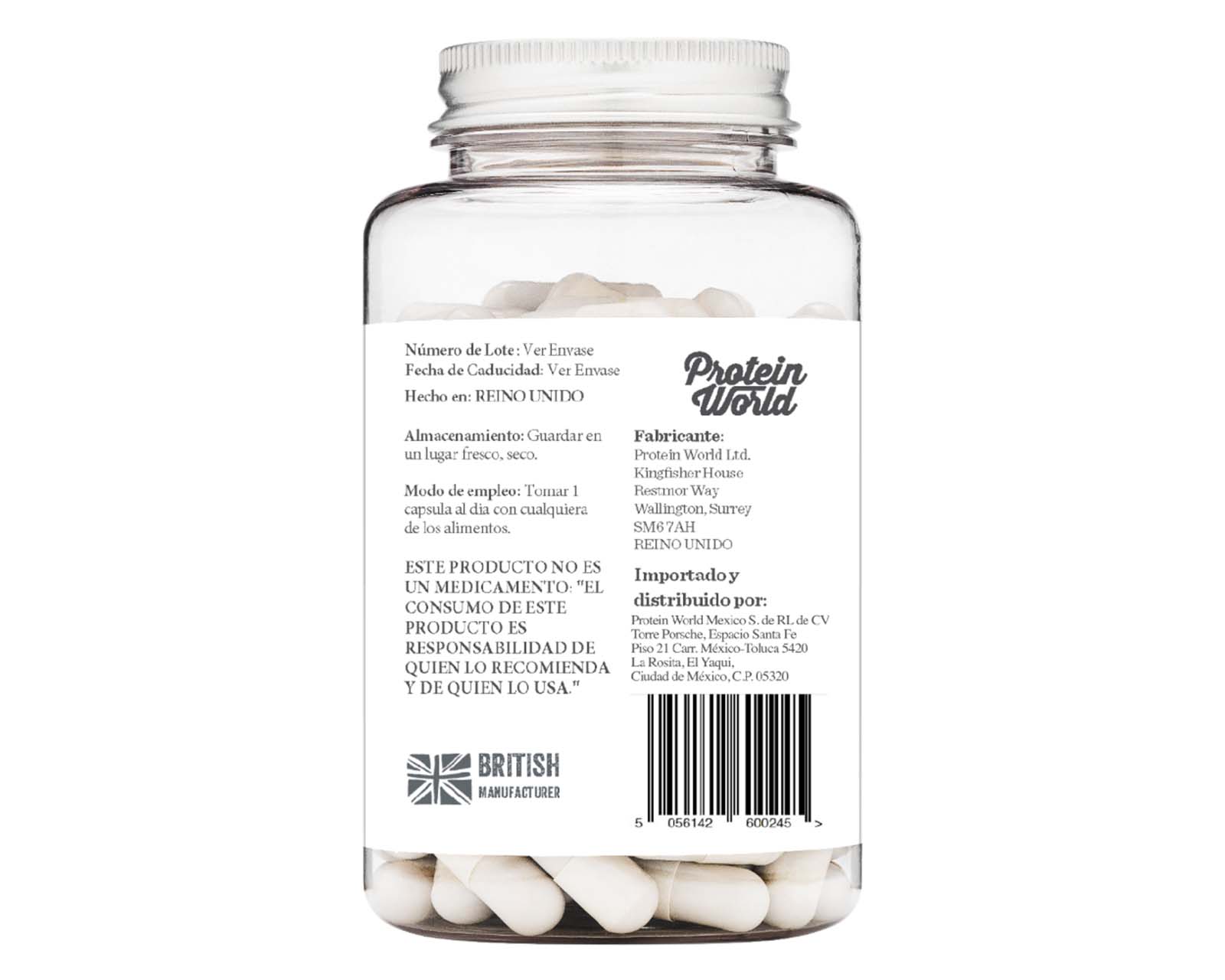 Foto 4 pulgar | Suplemento Alimenticio Protein World 90 Cápsulas Multi Vitamínicas